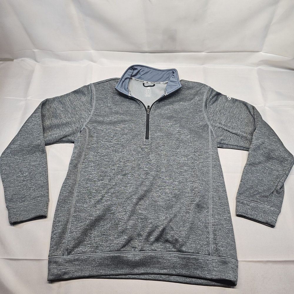 Adidas Men Team Issue Large 1/4‎ Zip Pull Over